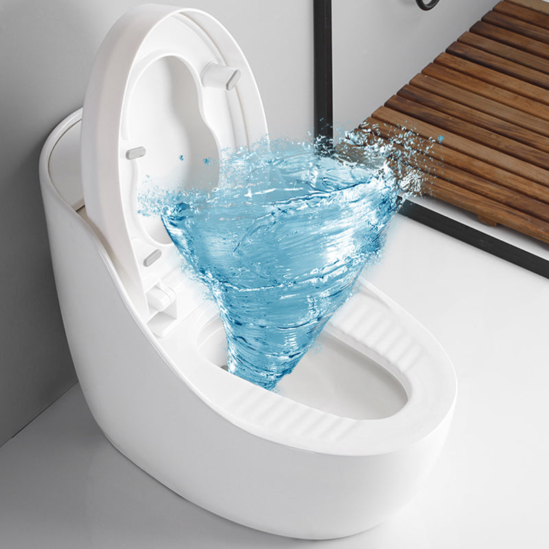 Siphon Jet Porcelain Modern Toilet All In One Floor Mounted Toilet