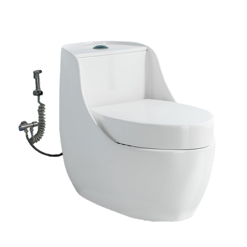 Siphon Jet Porcelain Modern Toilet All In One Floor Mounted Toilet