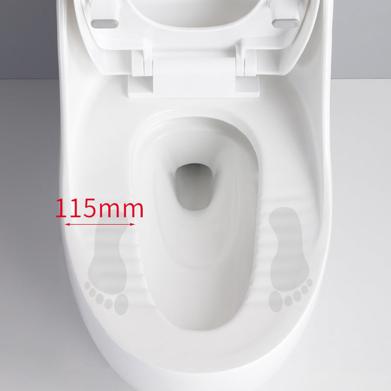 Siphon Jet Porcelain Modern Toilet All In One Floor Mounted Toilet