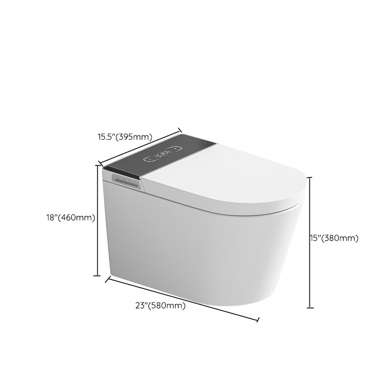 Wall Mount Modern Flush Toilet Porcelain Single Flush Toilet Bowl