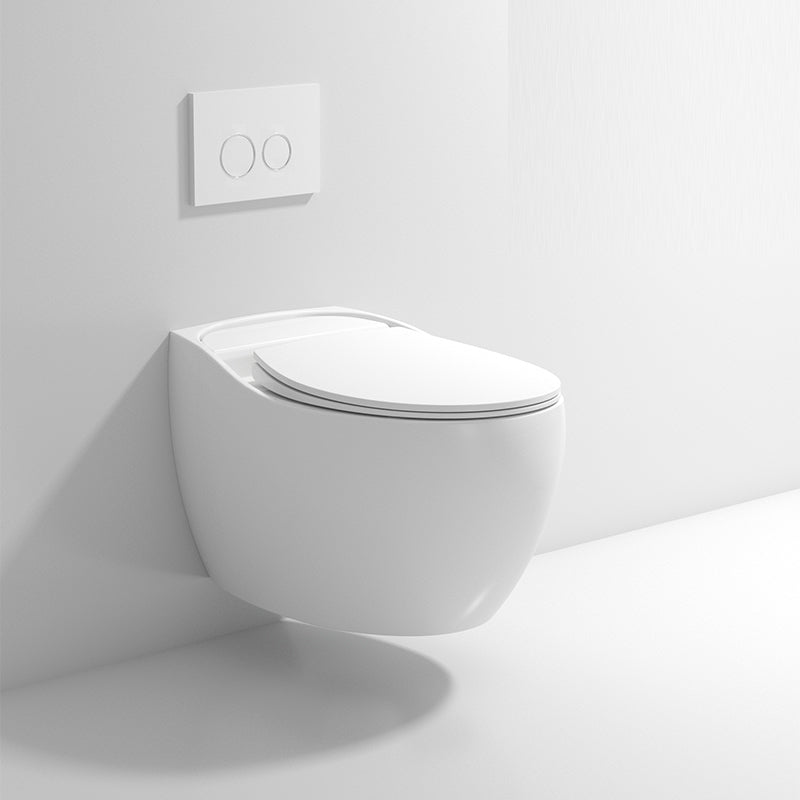 Wall Mount Modern Flush Toilet Porcelain Single Flush Toilet
