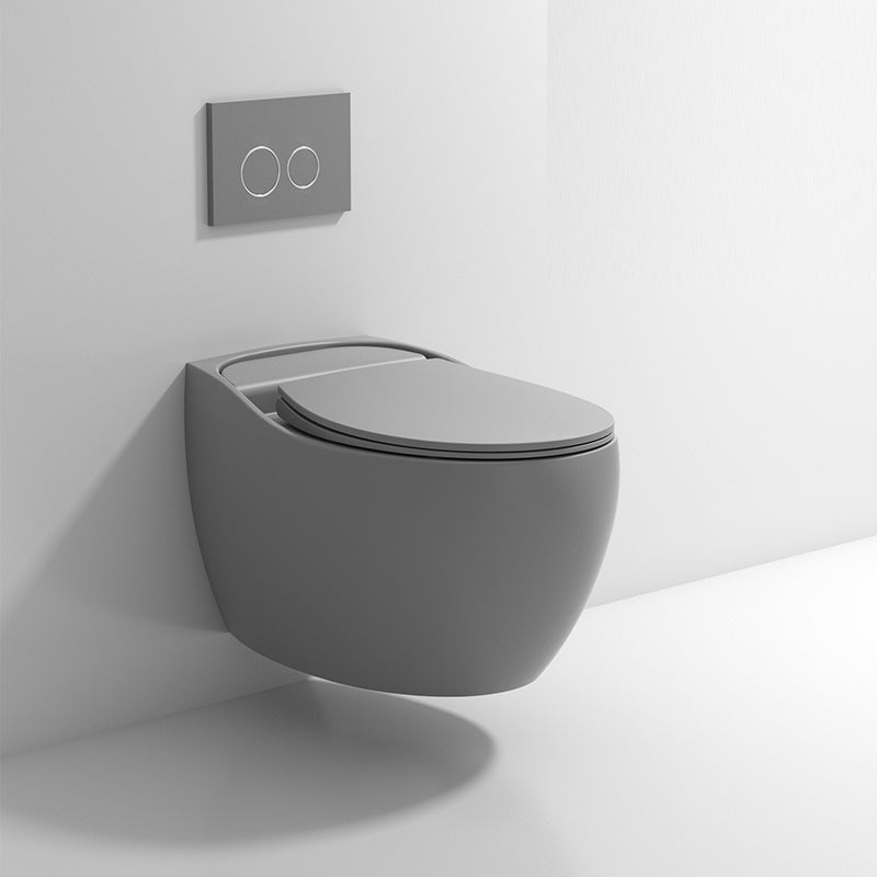 Wall Mount Modern Flush Toilet Porcelain Single Flush Toilet