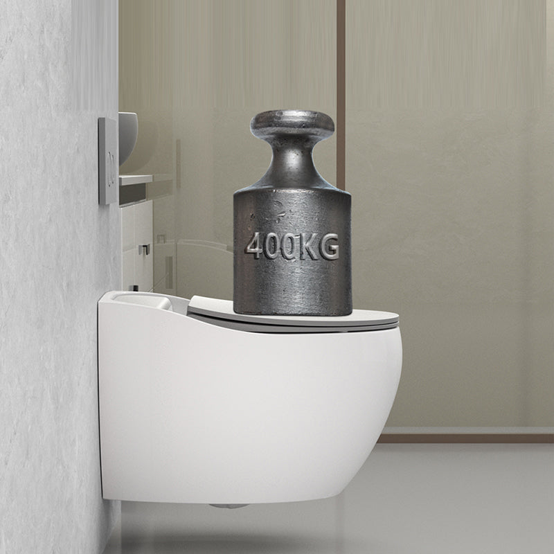 Wall Mount Modern Flush Toilet Porcelain Single Flush Toilet