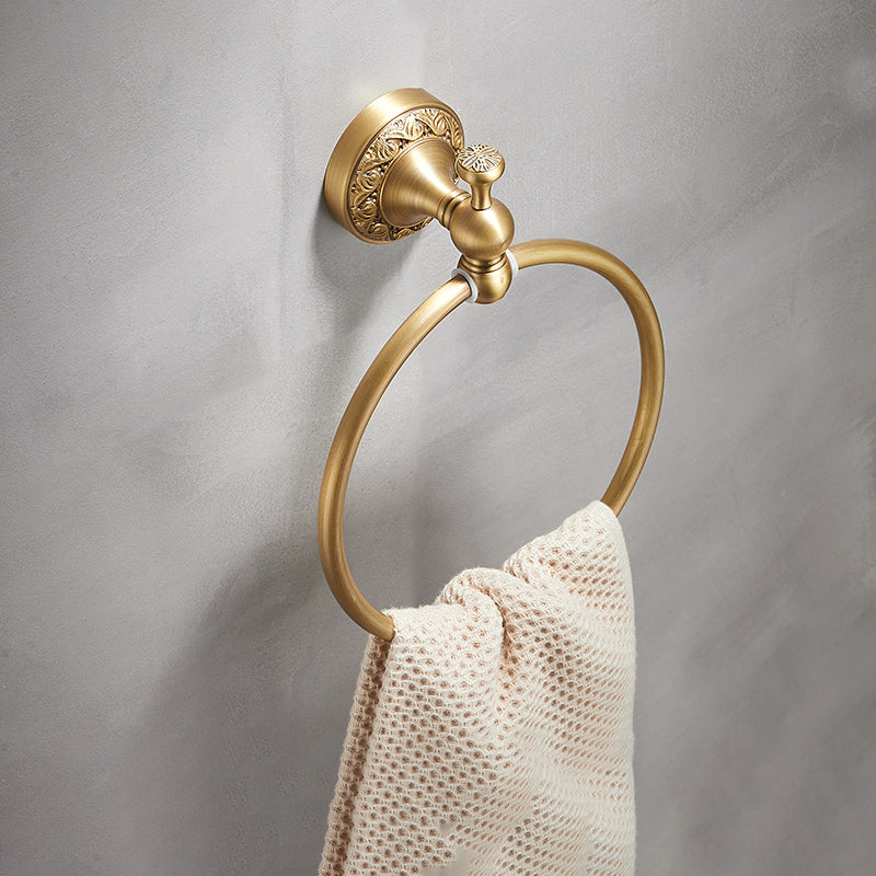 Modern Bathroom Accessory Kit Paper Holder Bath Shelf Gold Bath Hardware Set