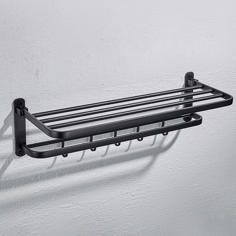 Modern Black Bathroom Accessory Kit Towel Bar Bath Shelf Bath Hardware Set