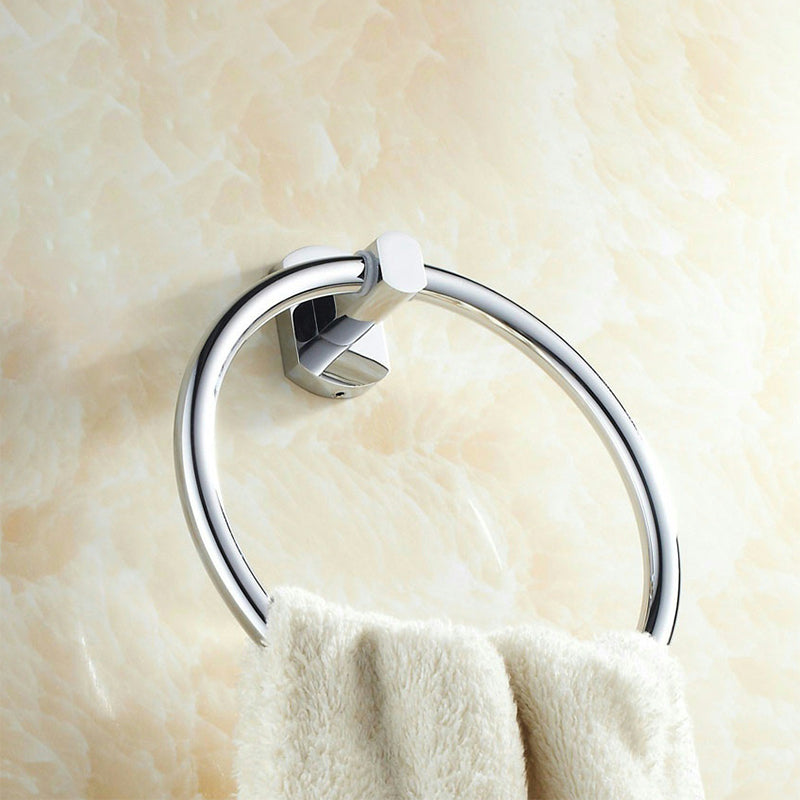Modern Bathroom Accessory Kit Paper Holder Towel Bar Stainless Steel Bathroom Set