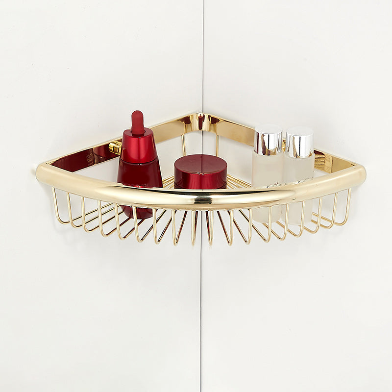 4 Piece Traditional Bathroom Accessory Set Brass Bathroom Set in Matte Gold