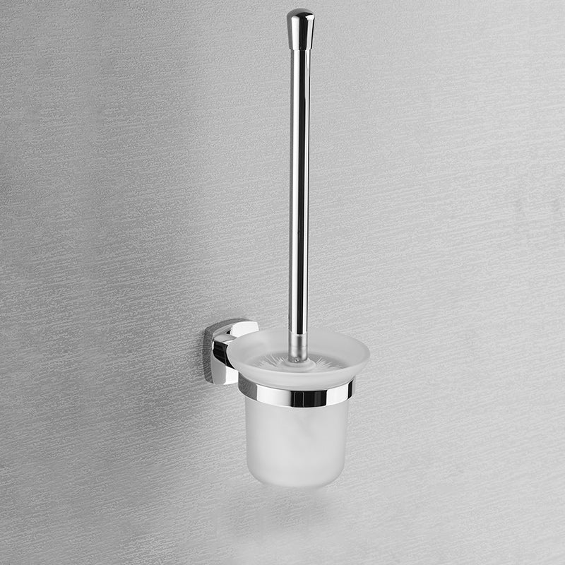 Polished Chrome Modernism Bathroom Accessory Set Bath Shelf/ Towel Bar/Robe Hooks Included