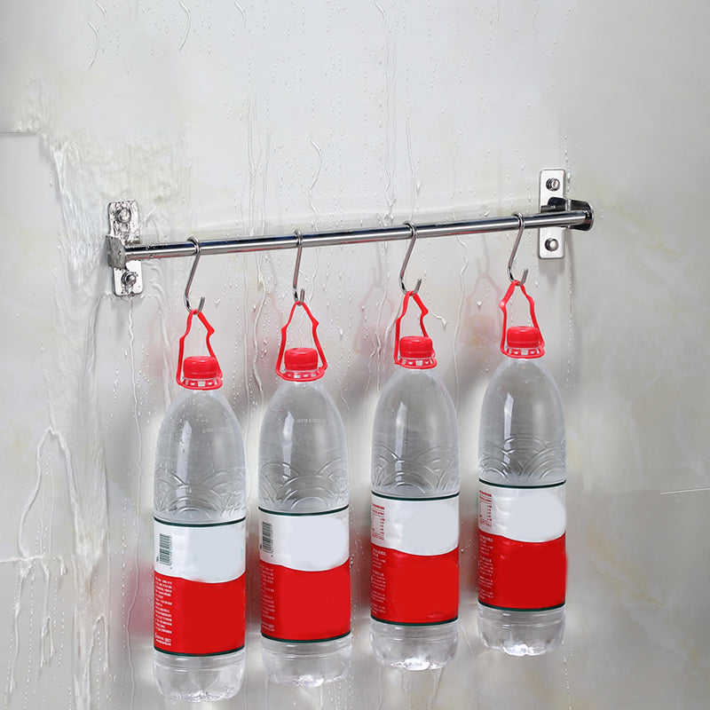 3-Piece Stainless Steel Bathroom Accessory Set Modern Chrome Slipper Stand