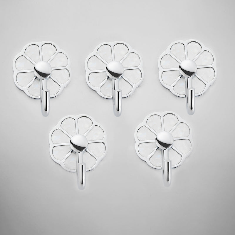 Polished 10 Piece Bathroom Accessory Set Metal Corrosion-resistant Robe Hook