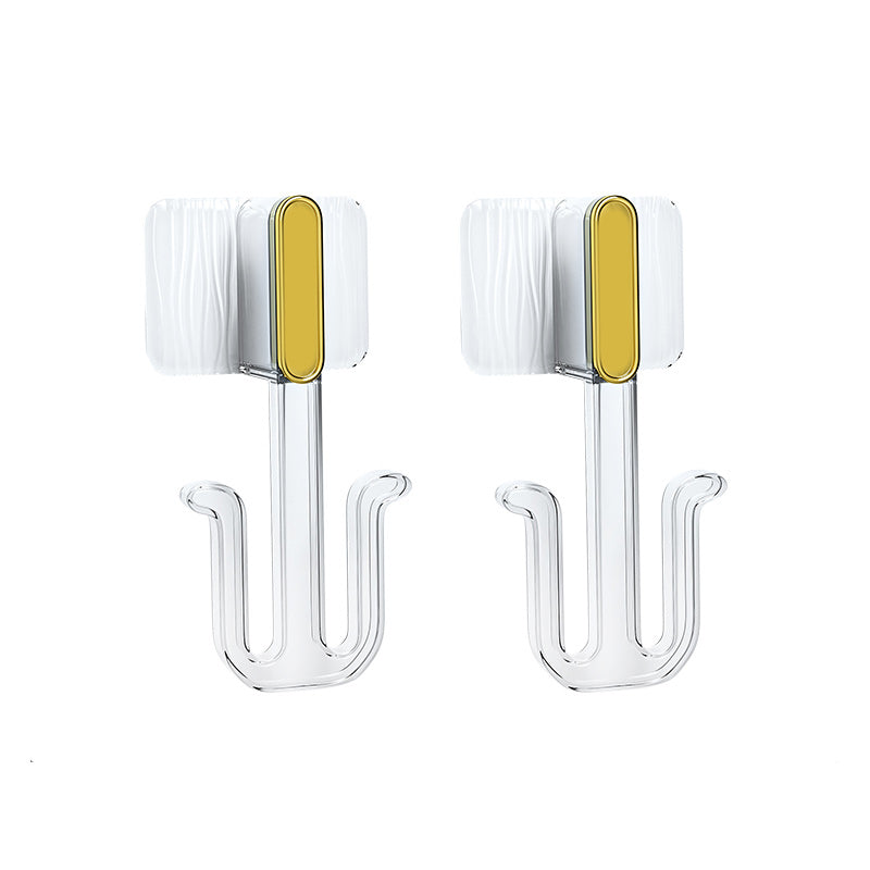 5 Piece Bathroom Hardware Set 6.29" Tall Robe Hooks in Modern Style
