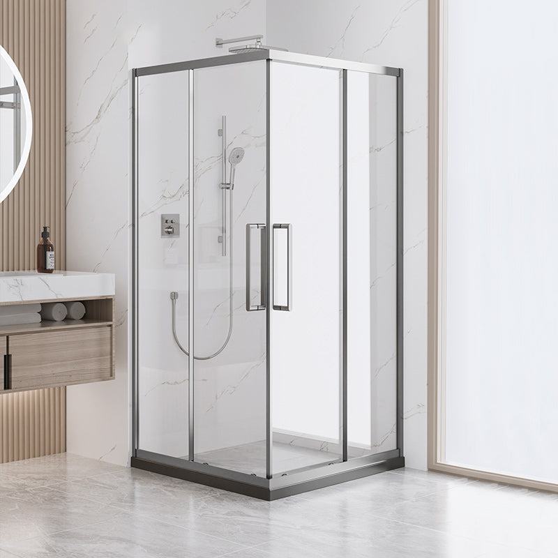 Square  Shower Enclosure Tempered Glass Shower Enclosure with Door Handles