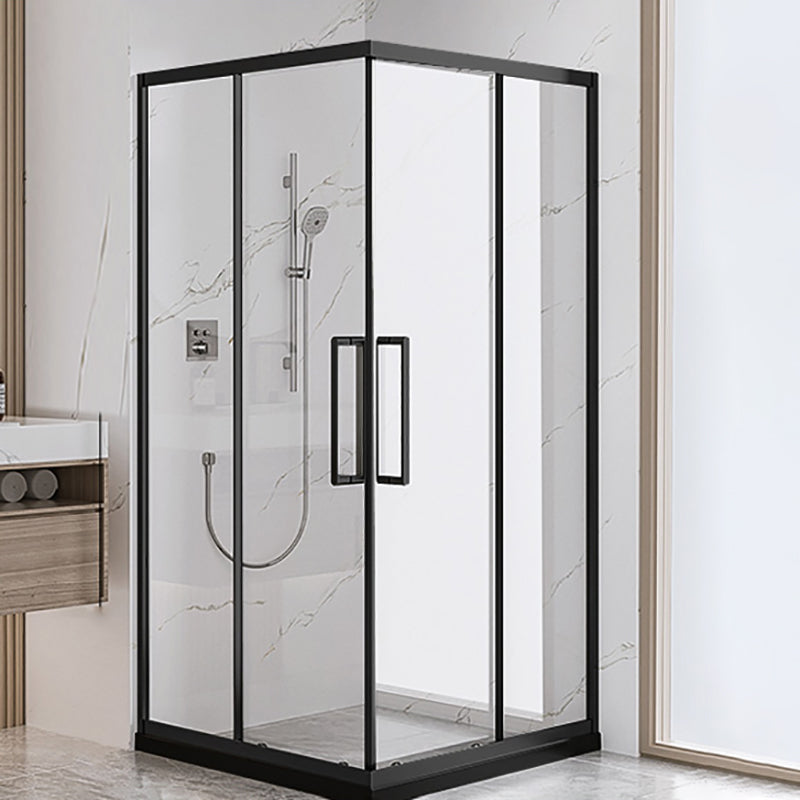 Square  Shower Enclosure Tempered Glass Shower Enclosure with Door Handles