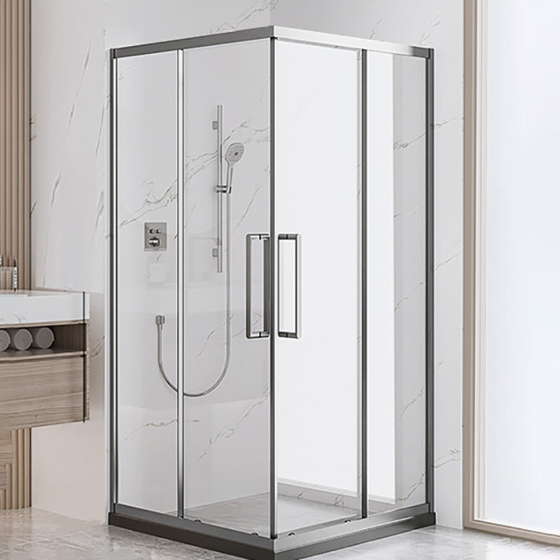 Square  Shower Enclosure Tempered Glass Shower Enclosure with Door Handles