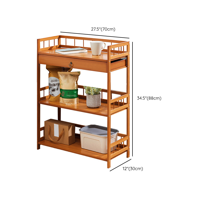 11" Wide Contemporary Corner Table Rectangular Accent Side Table with Storage