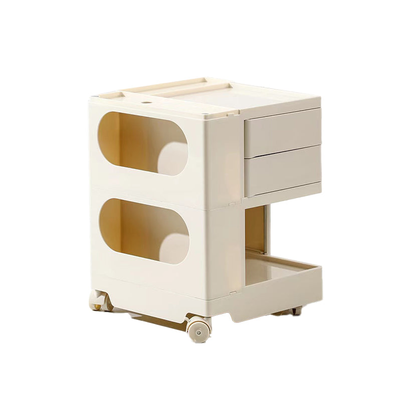 Modern Accent Side Table Square Metal Living Room Corner Table