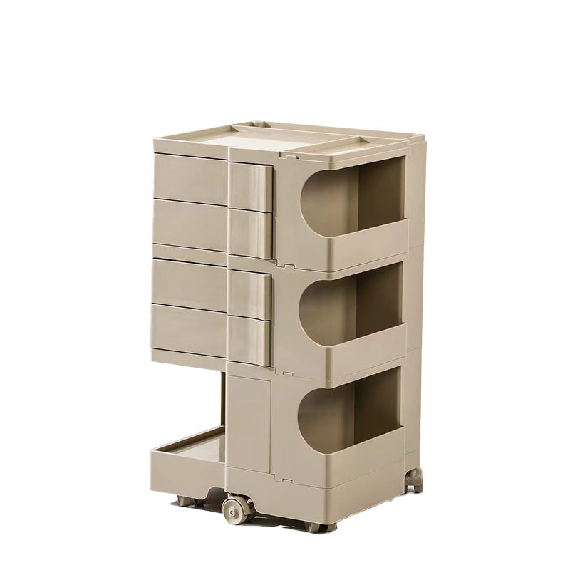 Modern Accent Side Table Square Metal Living Room Corner Table