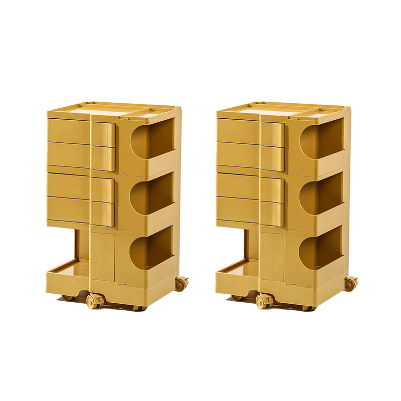 Modern Accent Side Table Square Metal Living Room Corner Table