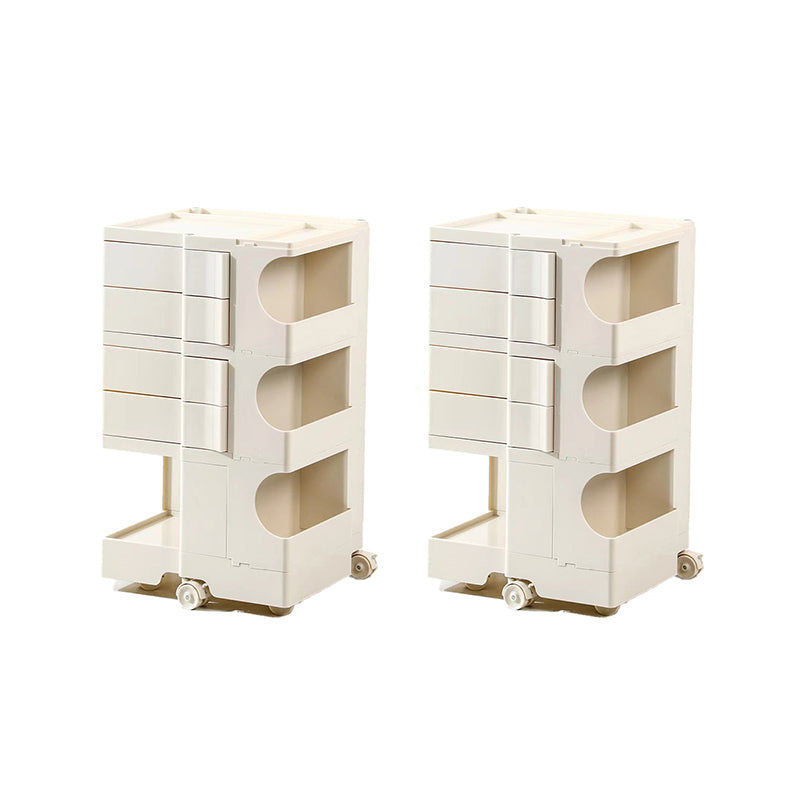 Modern Accent Side Table Square Metal Living Room Corner Table