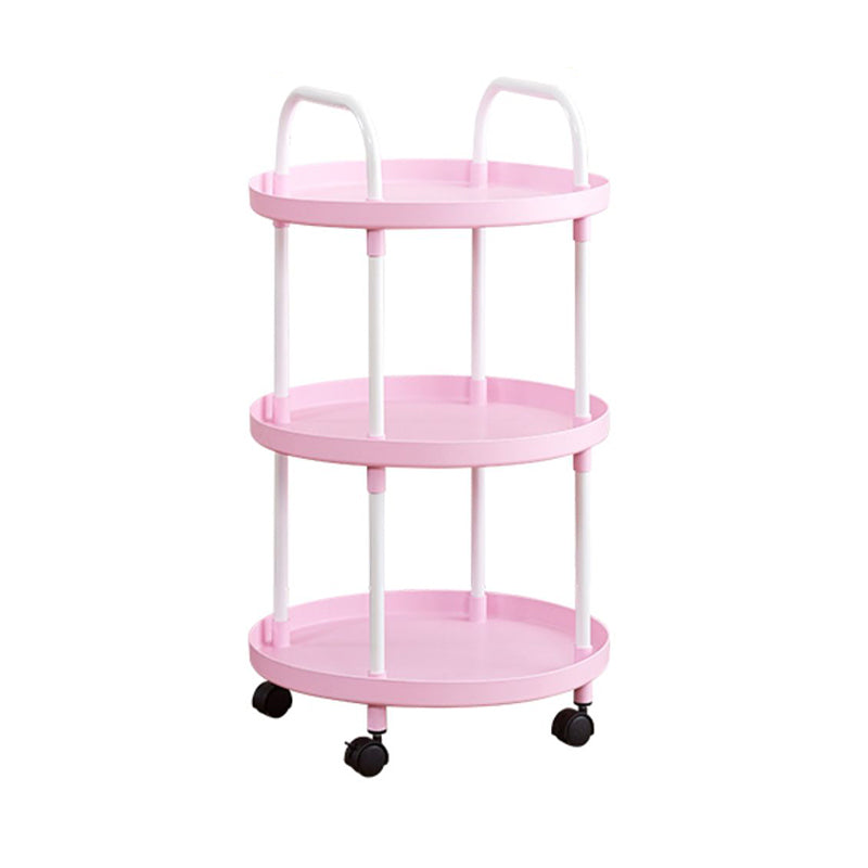 Modern Accent Side Table Round Metal Living Room Corner Table