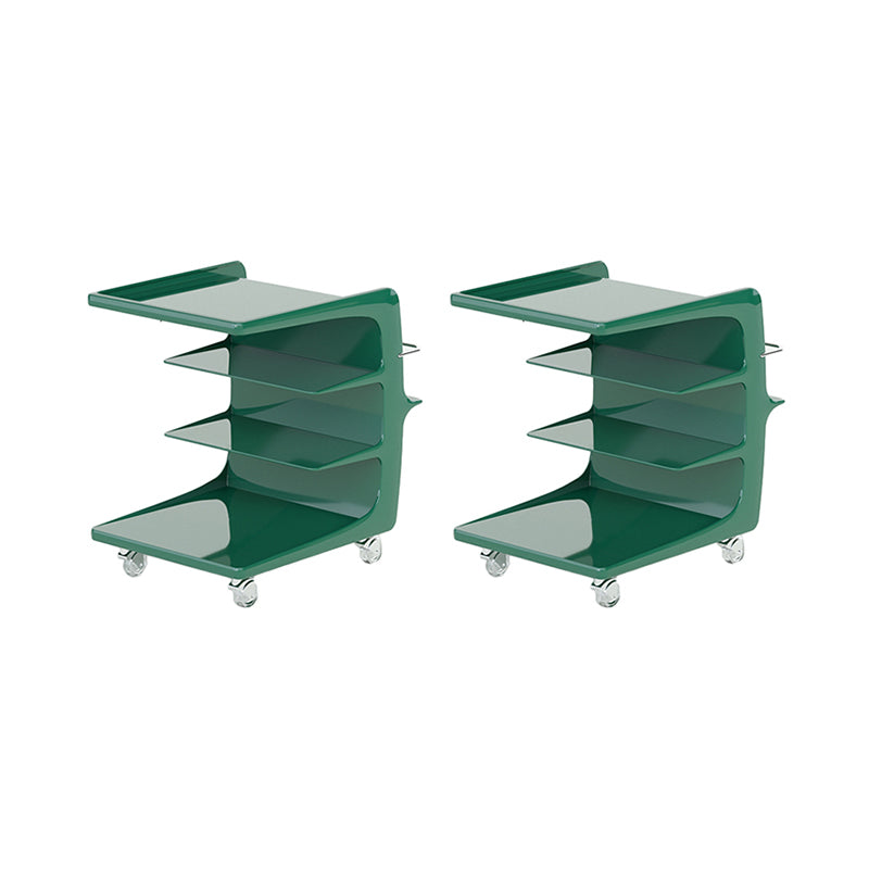 16.1" Wide Contemporary Metal Accent Side Table for Living Room