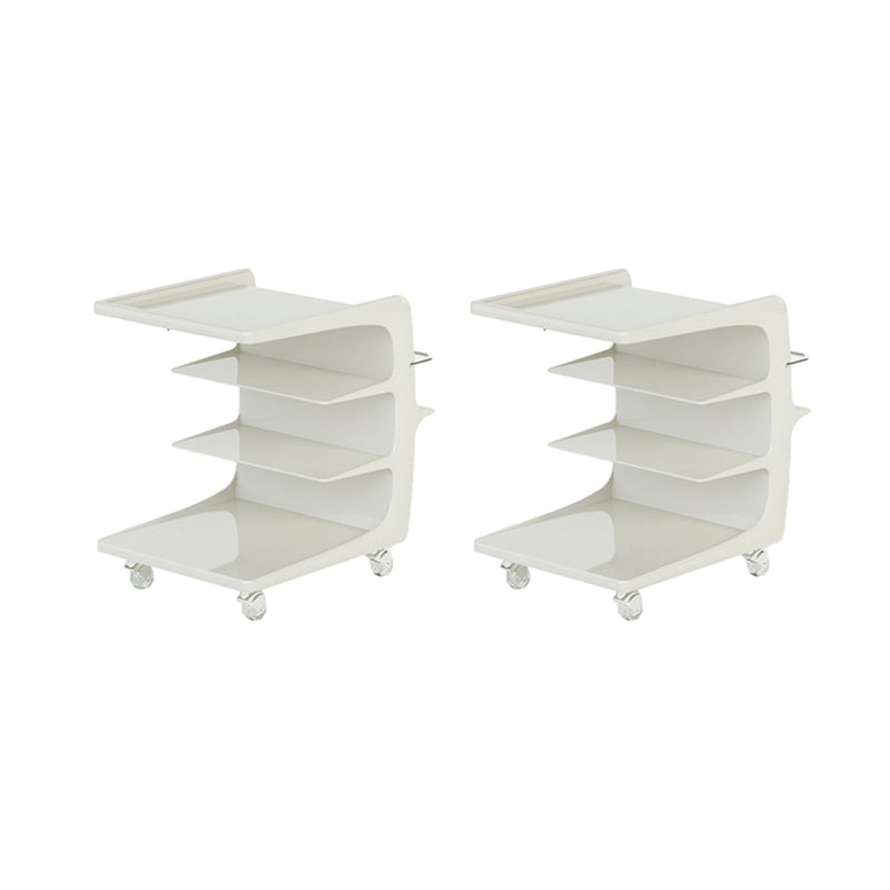 16.1" Wide Contemporary Metal Accent Side Table for Living Room