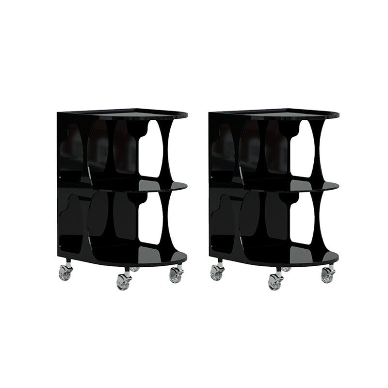 16.1" Wide Contemporary Metal Accent Side Table for Living Room
