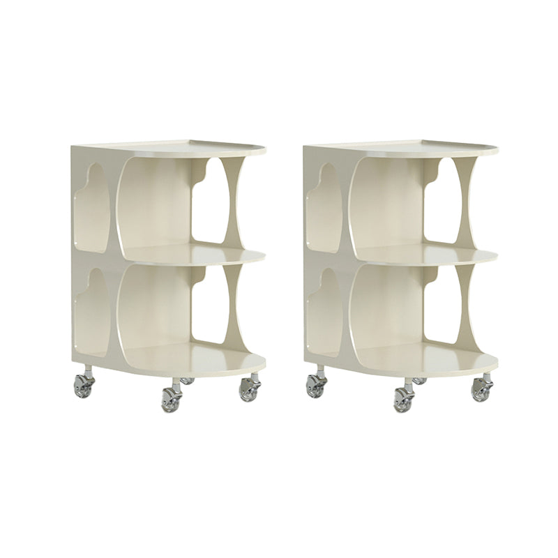 16.1" Wide Contemporary Metal Accent Side Table for Living Room