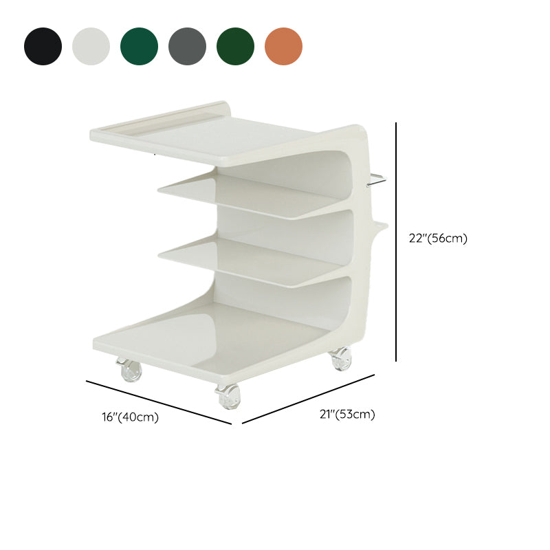 16.1" Wide Contemporary Metal Accent Side Table for Living Room