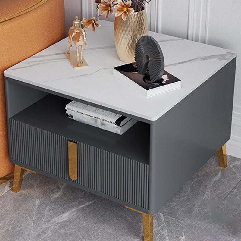 Modernistic Rectangular End Table Wooden Sofa Side Accent Table