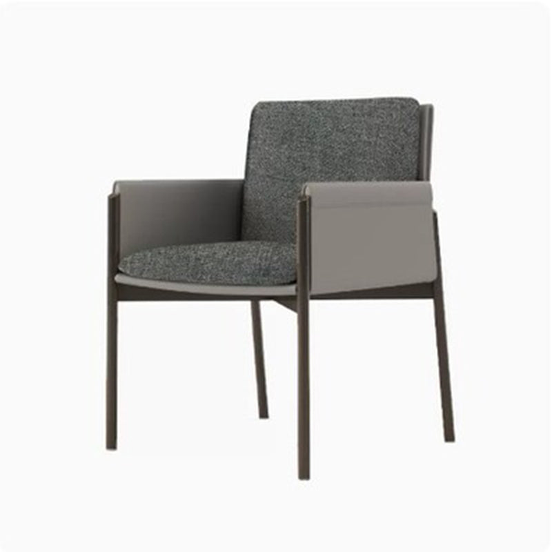 Industrial Upholstered Arm Chair Parsons Dining Room Dining Chair