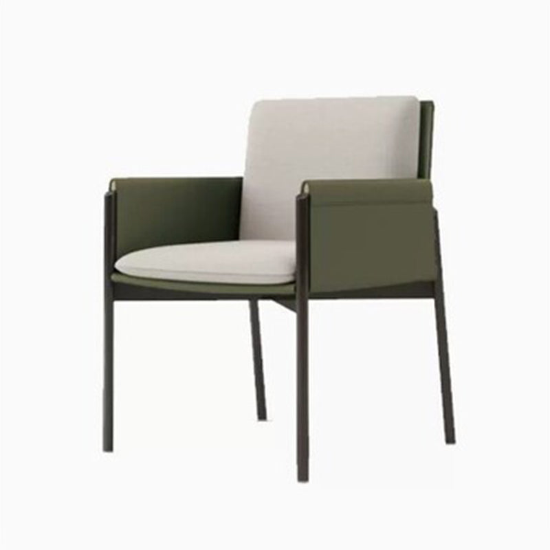 Industrial Upholstered Arm Chair Parsons Dining Room Dining Chair