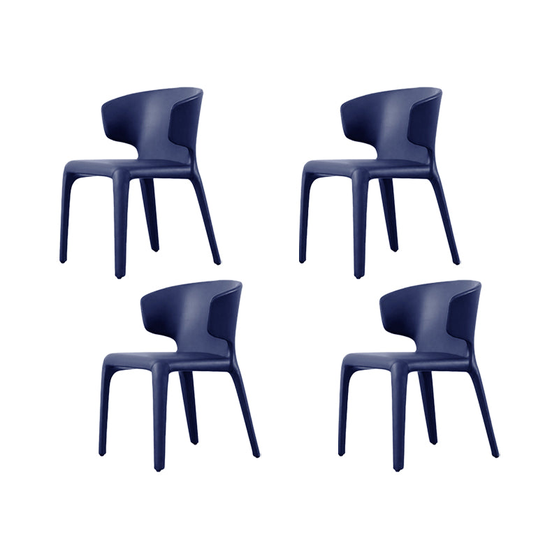 Faux Leather Dining Chairs Industrial Wingback Side Chair for Dining Room