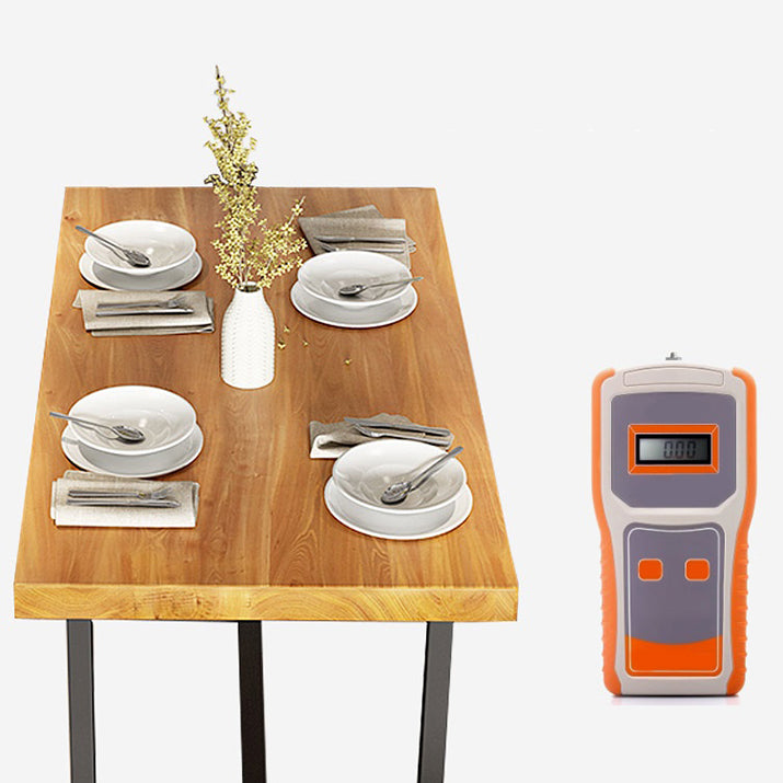 1/2/5 Pcs Solid Wood Dinette Set Industrial Style Dining Set with Rectangle Table