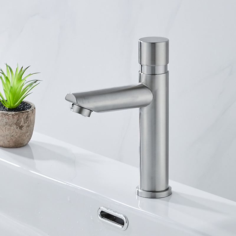 Modern Low Arc Sink Faucet with Single Handle Bathroom Sink Faucet