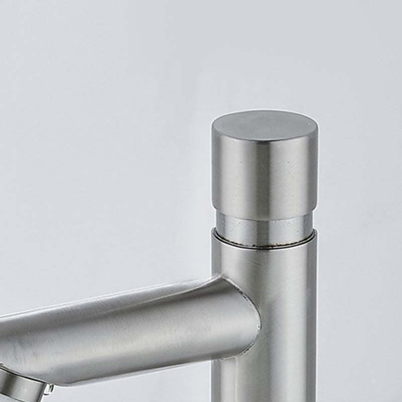 Modern Low Arc Sink Faucet with Single Handle Bathroom Sink Faucet