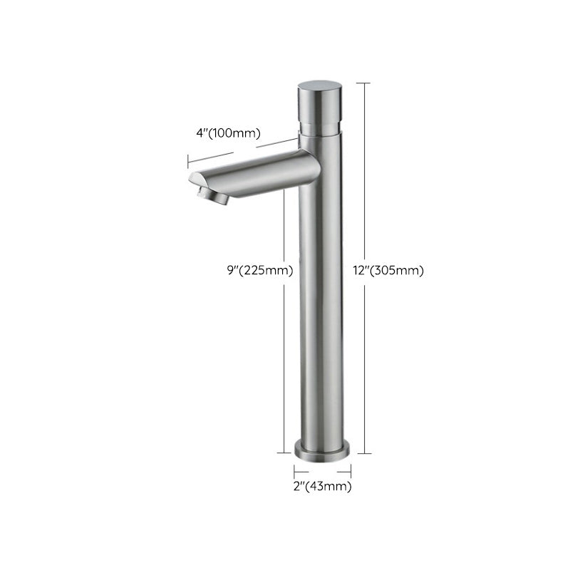 Modern Low Arc Sink Faucet with Single Handle Bathroom Sink Faucet