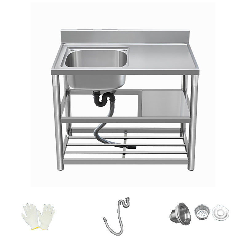 Modern Style Kitchen Sink All-in-one Stainless Steel Kitchen Sink with Drain Assembly