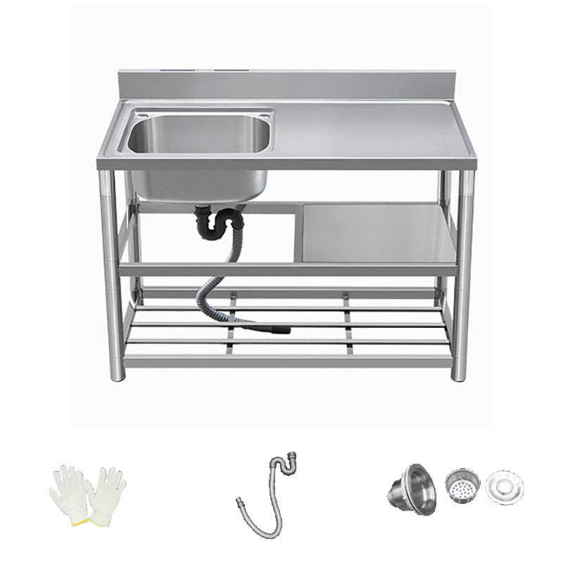 Modern Style Kitchen Sink All-in-one Stainless Steel Kitchen Sink with Drain Assembly