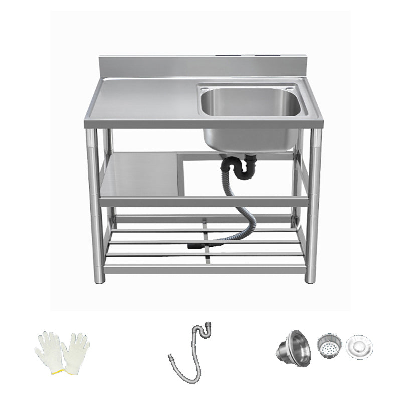Modern Style Kitchen Sink All-in-one Stainless Steel Kitchen Sink with Drain Assembly