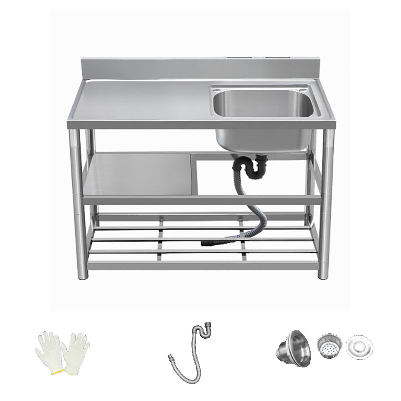 Modern Style Kitchen Sink All-in-one Stainless Steel Kitchen Sink with Drain Assembly