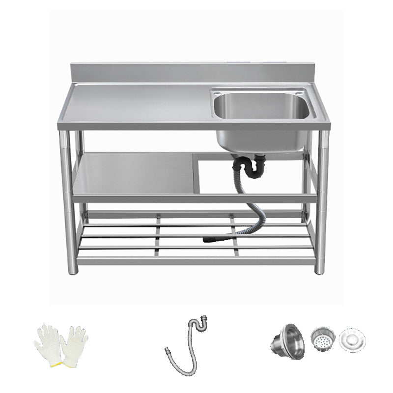Modern Style Kitchen Sink All-in-one Stainless Steel Kitchen Sink with Drain Assembly