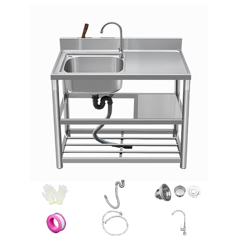 Modern Style Kitchen Sink All-in-one Stainless Steel Kitchen Sink with Drain Assembly