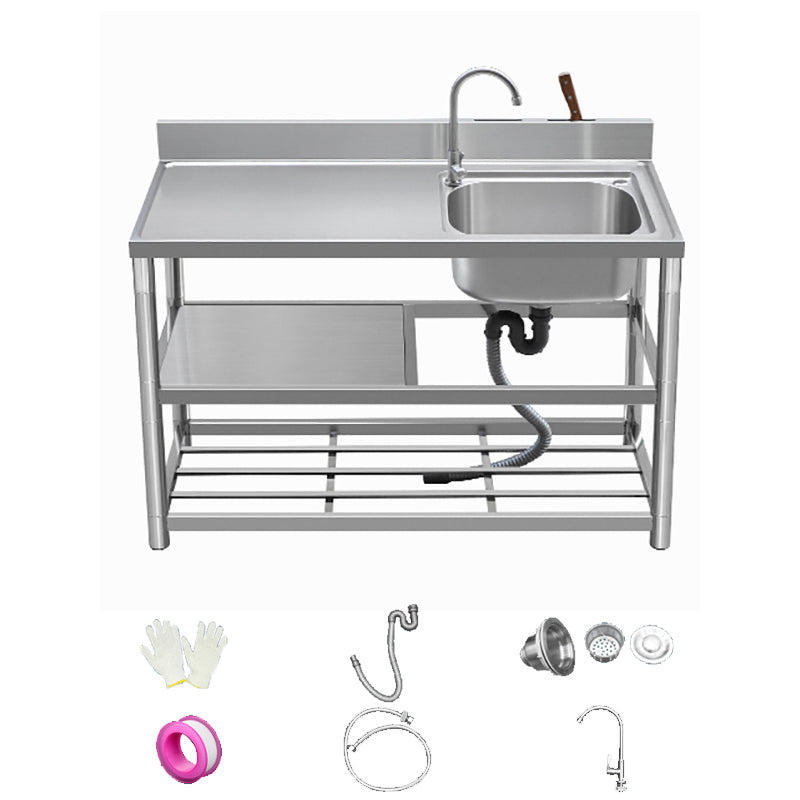 Modern Style Kitchen Sink All-in-one Stainless Steel Kitchen Sink with Drain Assembly
