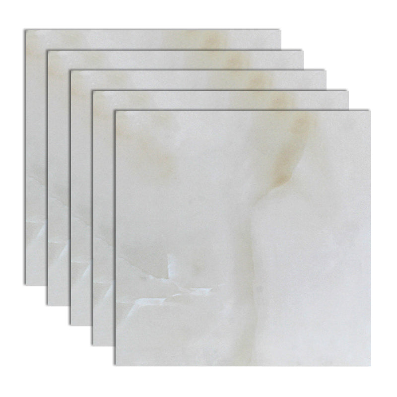 Contemporary Style Floor Tile Straight Edge Square Waterproof Floor Tile
