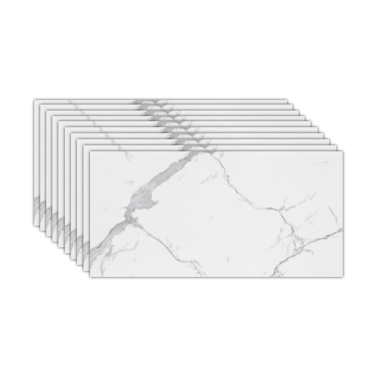 Contemporary Rectangular Peel & Stick Tile 12" x 24" Peel and Stick Backsplash Wall Tile