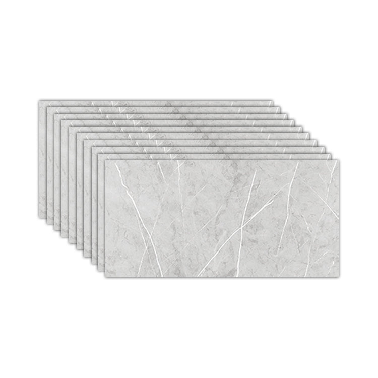 Contemporary Rectangular Peel & Stick Tile 12" x 24" Peel and Stick Backsplash Wall Tile