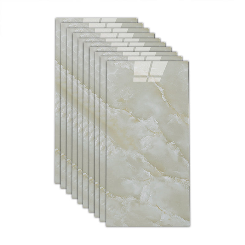 Modern Marbling Single Tile Waterproof Backsplash Rectangular Wall Tile