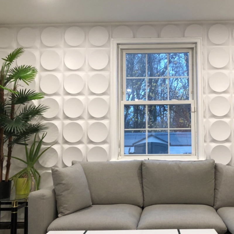 Modern Style PVC Wall Panel Living Room Peel and Stick 3D Wall Paneling