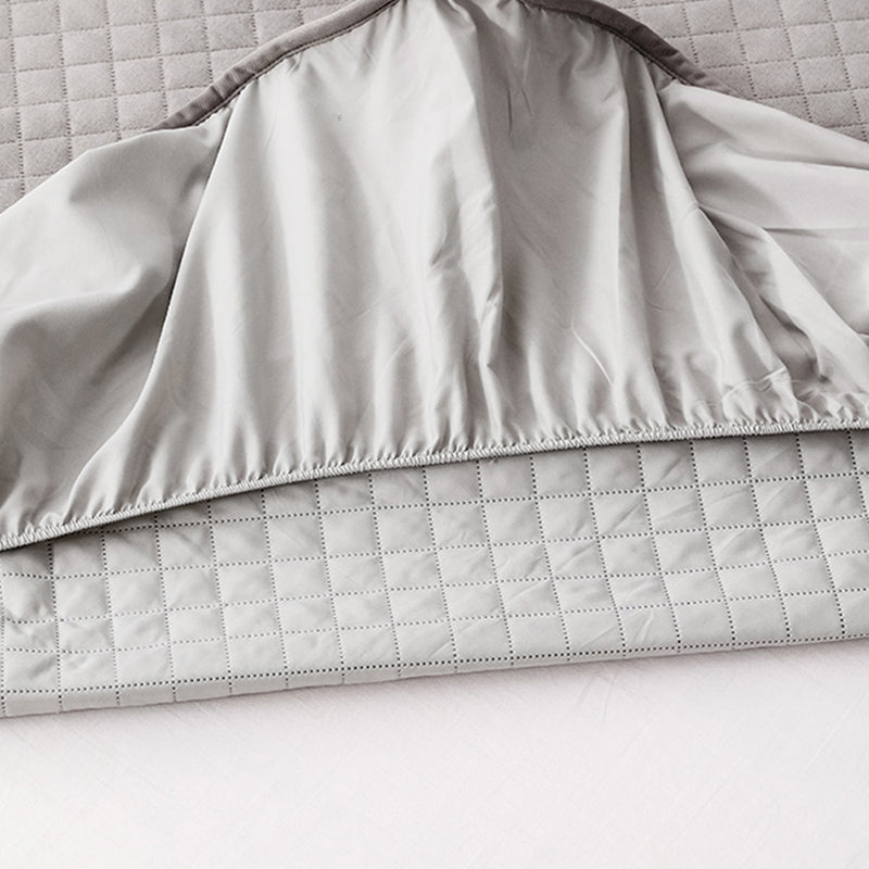 Modern Bed Sheet Set Solid Elegant Flannel Fitted Sheet for Bedroom